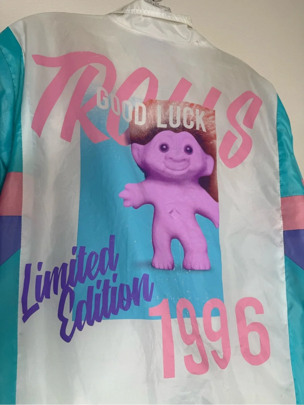 Retro 1996 Trolls Windbreaker Jacket Sm - Picture 6 of 10